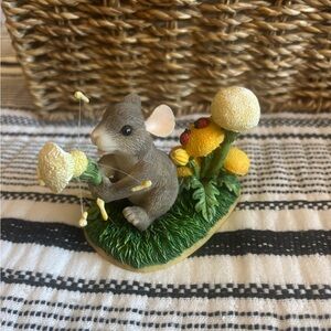 Retired Charming Tails “Dandelion Wishes” Mouse Spring Figurine 89/107